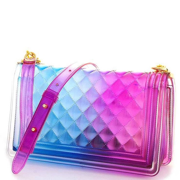 Semi Transparent Jelly Crossbody Purse - Picture 6 of 7